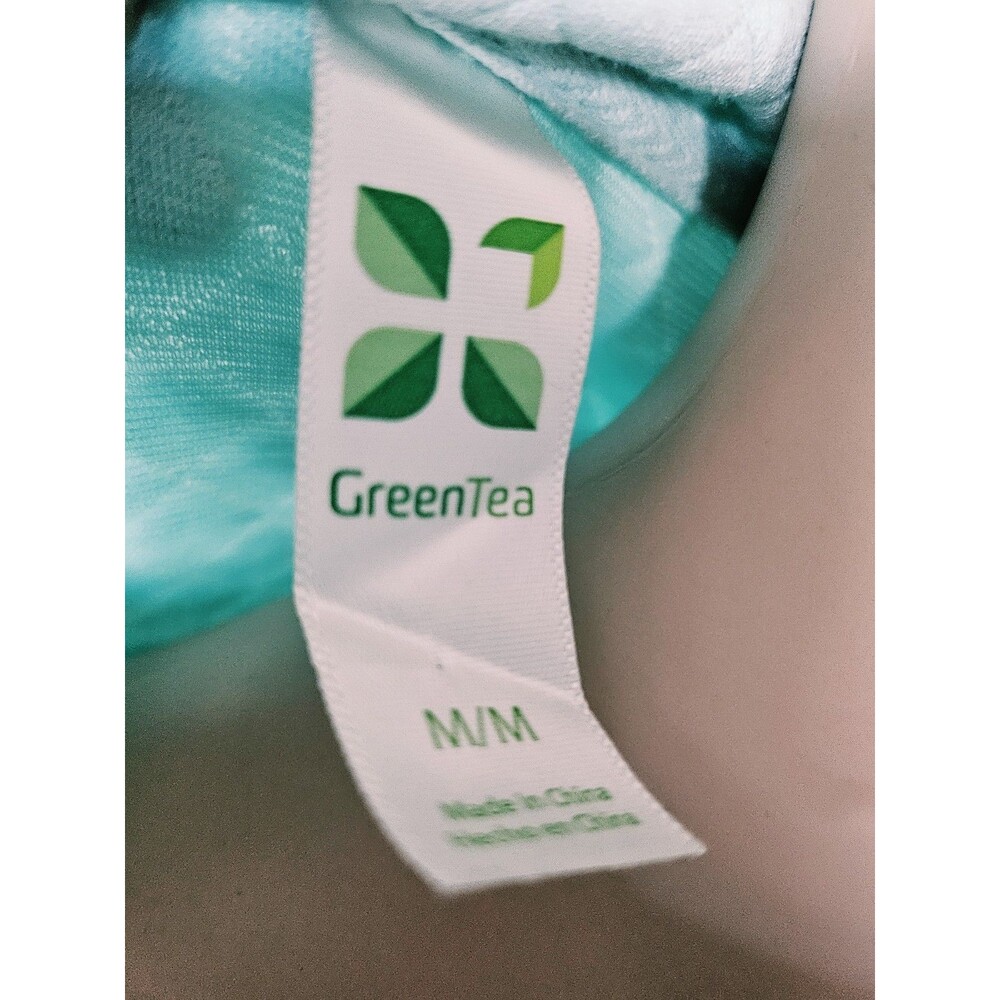 Green Tea Women's Green Quilted Pullover Casual Hoodie Size Medium - Picture 4 of 5